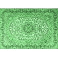thumbnail image 1 of Ahgly Company Indoor Rectangle Persian Emerald Green Traditional Area Rugs, 7' x 9', 1 of 4