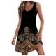 thumbnail image 1 of MKLEKYY Trajes De Baño Mujer Womens Summer Dresses 2024 Loose V Neck Sleeveless Swimsuit Coverup With Pockets Floral/Plain/Eyelet, 1 of 5