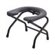 thumbnail image 5 of Asiento de inodoro para ancianos con gran capacidad de carga, tubo de acero inoxidable engrosado, multiusos Altura 30cm, 5 of 9