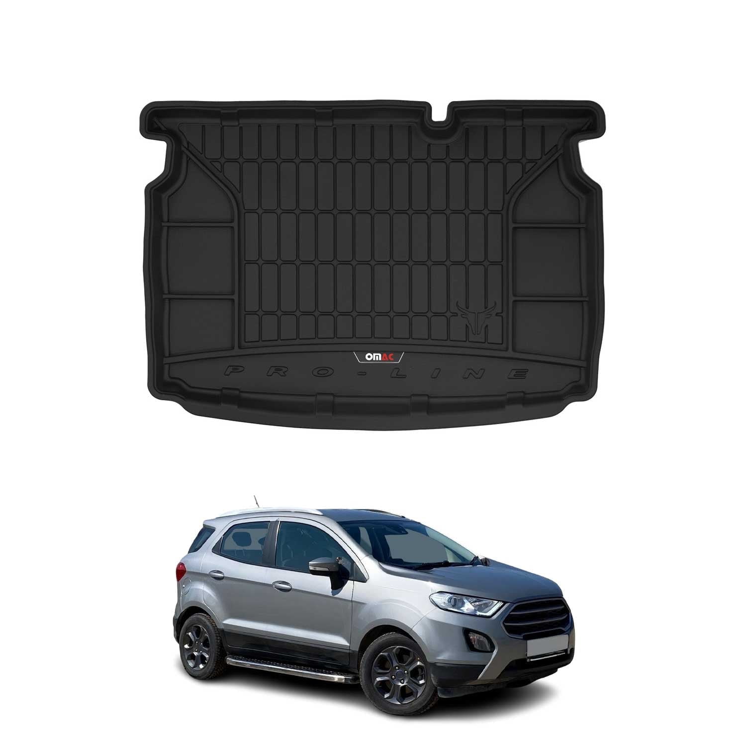 OMAC Cargo Mat Liner For Nissan Rogue Sport 2017-2022 – Black All-Weather TPE, Trunk Protector