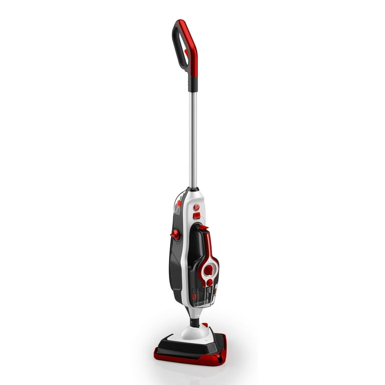Hoover WH21000 Complete Pet Steam Mop in Red with Removable Handheld Steamer