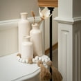 thumbnail image 5 of 72" & 24" Tassel & Wood Bead Garland - Set of 2, White, 5 of 9