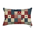 thumbnail image 2 of Beautynvta 4th of July Pillow Covers Set of 2, Stars and Stripes Plaid Throw Pillow Cases, America Flag Patriotic Cushion Cases for Sofa Couch Bed Home Decor, 2 of 6