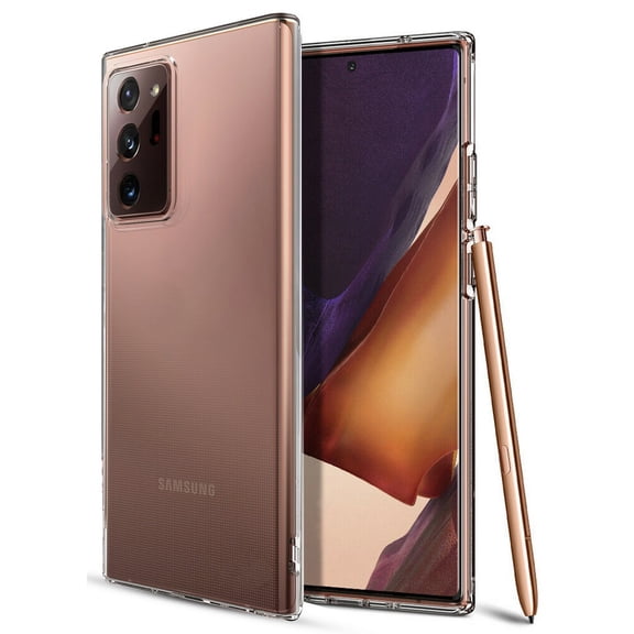 Case for Note 20 Ultra, Clear Transparent See-Thru Flex Gel TPU Skin Slim Cover for Samsung Galaxy Note 20 Ultra Phone (SM-N985, SM-N986)