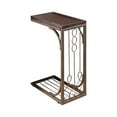 thumbnail image 2 of Accent Table Brown and Burnished Copper, 2 of 3