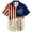 111Blue1240, variant on CAIVO Boys Blouse Western Cowboy Print Shirt Short Sleeve Button Down Casual Tops For Children And Youth Lapel 1776-2026 Summer Stylish Tops
