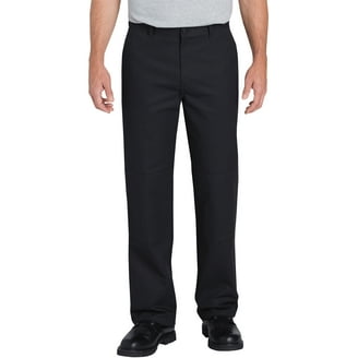 Dickies Men's Loose Fit Double Knee Durable Twill Work Pant, Black