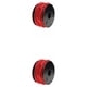 thumbnail image 3 of Wosthever Cuerda de seguridad de paracaídas, cuerda de poliéster para acampar, antideslizante, de alta resistencia, multicolor, para Rojo 2Conjunto, 3 of 6