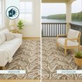 thumbnail image 5 of Addison Rugs Chantille Indoor/Outdoor Transitional Modern Cream Machine Washable Rectangle Rug, 3' x 5', 5 of 10