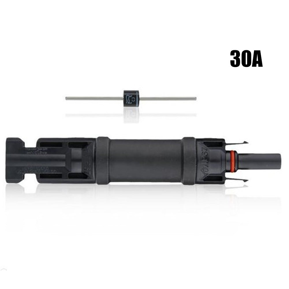Fuse Connector Inline Safe Injection Molding Compatible With Solar Panel 10-30A 
