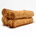 thumbnail image 4 of Mike & Nancy's Gourmet Pet Treats Chicken Flavor Retriever Rolls, 7 Inch Beef Corium Dog Chews, 4 Count, 85% Protein, USA Made, 4 of 7