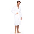 thumbnail image 4 of SKYLINEWEARS Men’s Robe Terry Cotton Bathrobe Shawl Collar Shower Bath Robes Kimono Sweat Steaming Clothes, 4 of 7