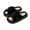 Black, variant on Women's Cross Band Platform Slippers Breathable House Shoes With Thick Cushioned Sole For Indoor Comfort, Pink