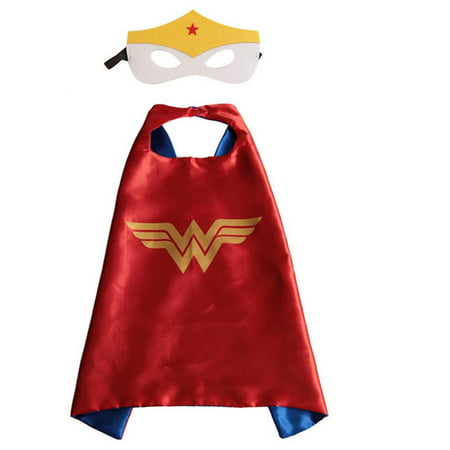 DC Comics Costume - Wonder Woman Cape and Mask with Gift Box by Superheroes