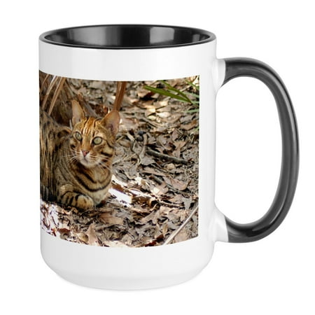 

CafePress - Bengal Cat Large Mug - 15 oz Ceramic Large Mug