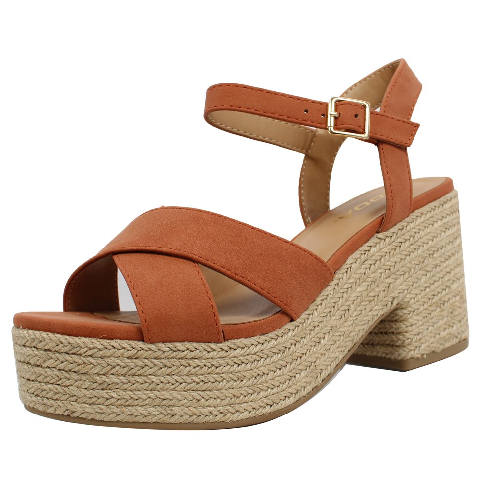 soda braided block heel