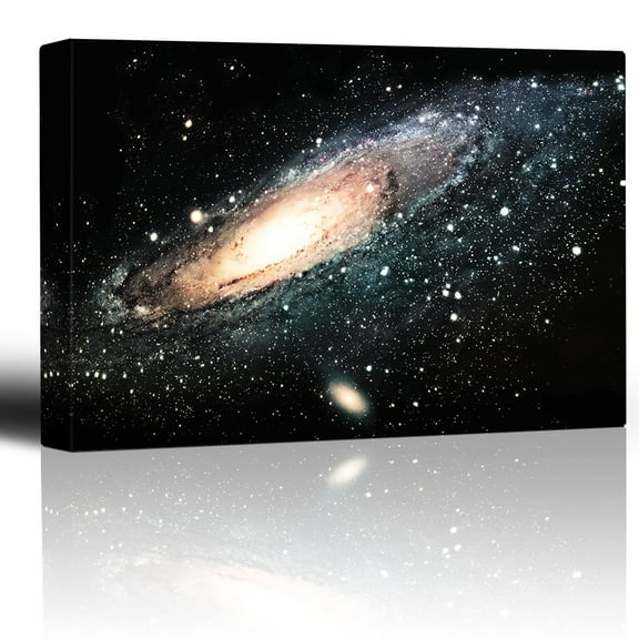 wall26 - The Milky Way Galaxy Carrying Millions of Stars - Canvas Art Home Art - 12x18 inches