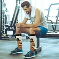 thumbnail image 6 of FREEAMG Thanksgiving Turkey Compression Socks for Men & Women Knee High Stockings for Running, Sport, Hiking & Travel, 6 of 7