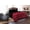 Black Burgundy, variant on Close Out Deal , High Quality 3pc Comforter Set , Twin, Aqua/Lime