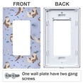 thumbnail image 3 of Yayeee Rocker Switch Wall Plate 1-Gang 4.6"x2.9" Home Decorative Outlet Cover, Cartoon Otters Pattern, 3 of 6