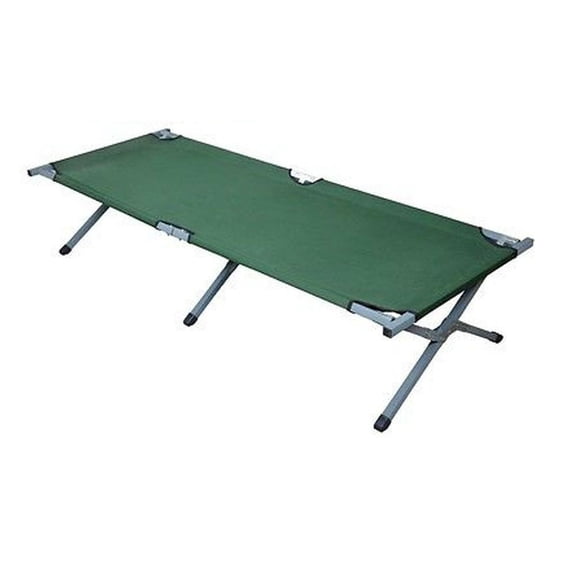 NEW Portable Folding Camping Cot with Carrying Bag Outdoor, Military Army Green