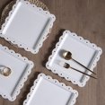 thumbnail image 4 of Luckyn Multi-function Square Plastic Plates Fruit Dessert Plates Wedding Cake Plate, 4 of 8