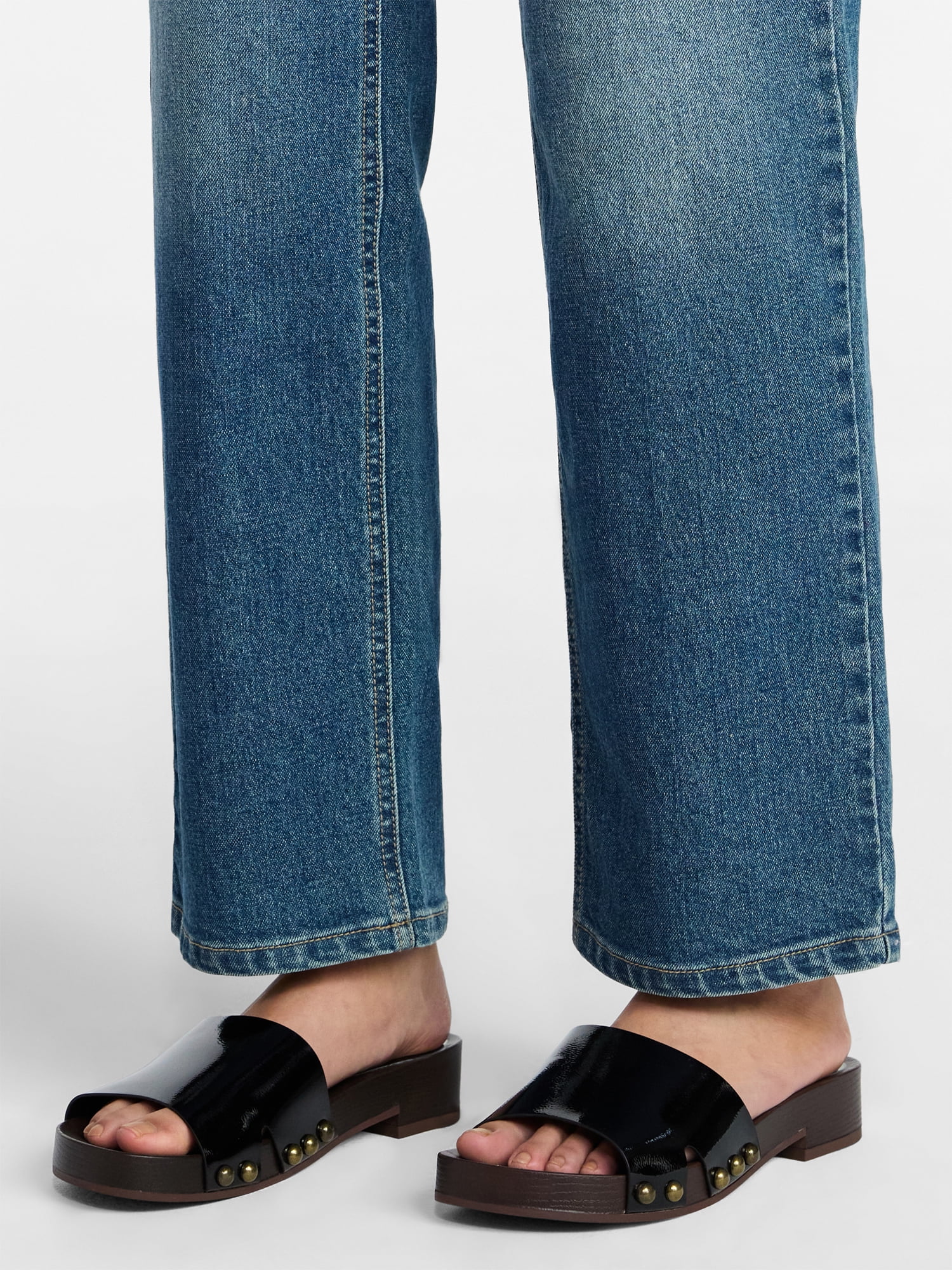 No Boundaries Studded Clog Sandals, Women's