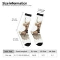 thumbnail image 2 of Cauagu Cute Cow Bath Print Crew Socks for Women and Men,Adult Athletic Running Socks 1-Pair Sports Socks Work Gear Socks with Moisture Wicking, 2 of 6