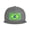 Gray, variant on Flat Bill Snapback Hats for Men Women Art Brazilian Flag Hip Hop Style Plain Baseball Cap Black