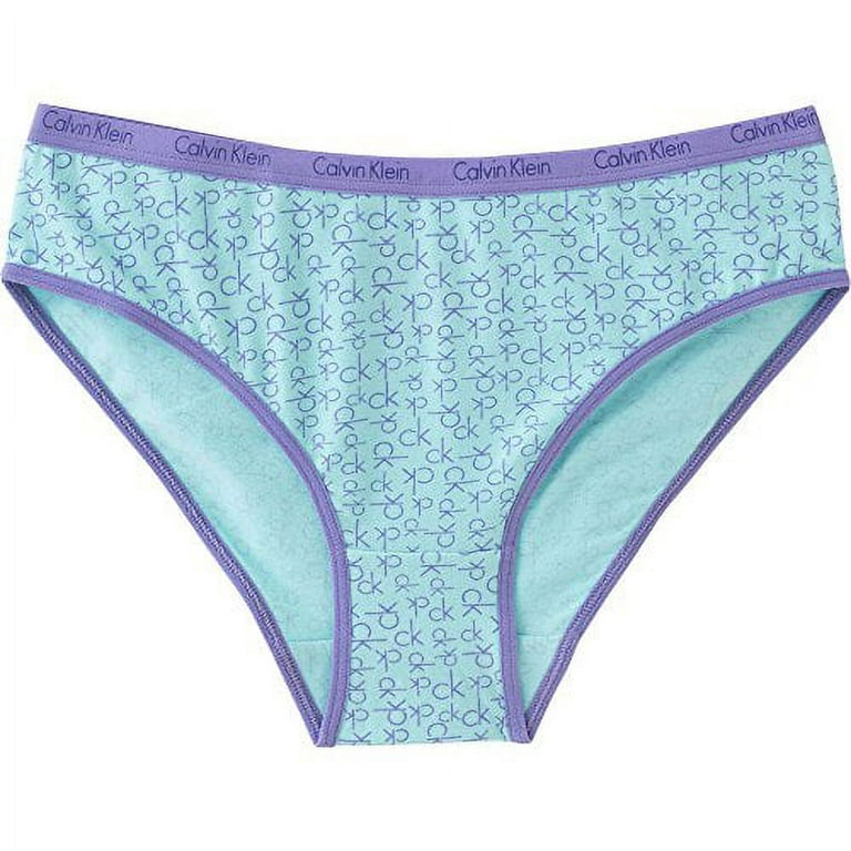 Calvin Klein Girls Comfort Stretch Bikini Underwear 6-Pack, Medium (8/10),  Assorted Pink