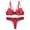 Wine, variant on Censtreet Women Lace Bras and Panty Set Plus Size Underwire Padded Bras