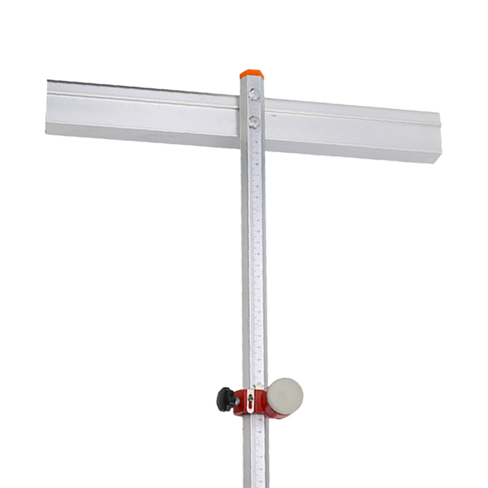Glass Cutter T Shaped Professional with DIY Cutting Breaking 63cm Lightweight Hand Tool Ceramic Cutting Tool for Tiles Mirrors