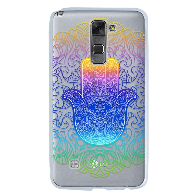 Funda para LG Stylus 2 InstaCase Mano Fátima Colores Antigolpes