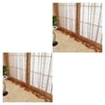 thumbnail image 2 of Billuyoard Home Apartment Romantic Window Curtain Replacement Full Flocking Drape Living Bedroom Protection Room Soft Privacy café 2piezas, 2 of 6