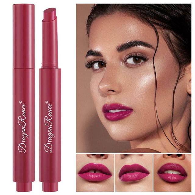 Nude Matte Lipstick Natural Velvet Moisture Smooth Crayon Lip Stain Make Up