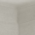 thumbnail image 7 of Comfort Pointe Clarendon Sea Oat Beige Fabric Upholstered Ottoman, 7 of 7