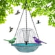 thumbnail image 1 of Solar Bird Bath, Solar Fountain Pump Garden Decoration Hanging Bird Feeder For Garden Landscape Nature Lovers Outdoor Terrace Balcony Gray, 1 of 5