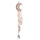 thumbnail image 1 of Seitruly Horquilla elegante para mujer, accesorios de estilismo colgantes con cuentas de borlas para señora, luna y estrella, bandas para el Cuidado del cabello Rosa roja, 1 of 6