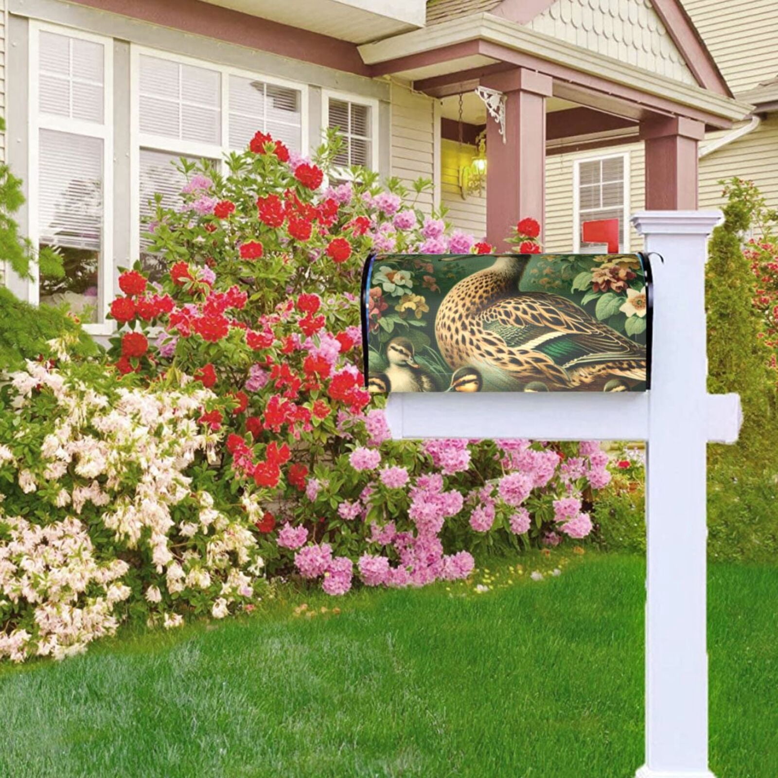 Kdxio Magnetic Mailbox Cover 21x18 in Mailbox Cover Outdoor Decoration Holiday Mailbox Covers for Home Garden Yard-21x18 in