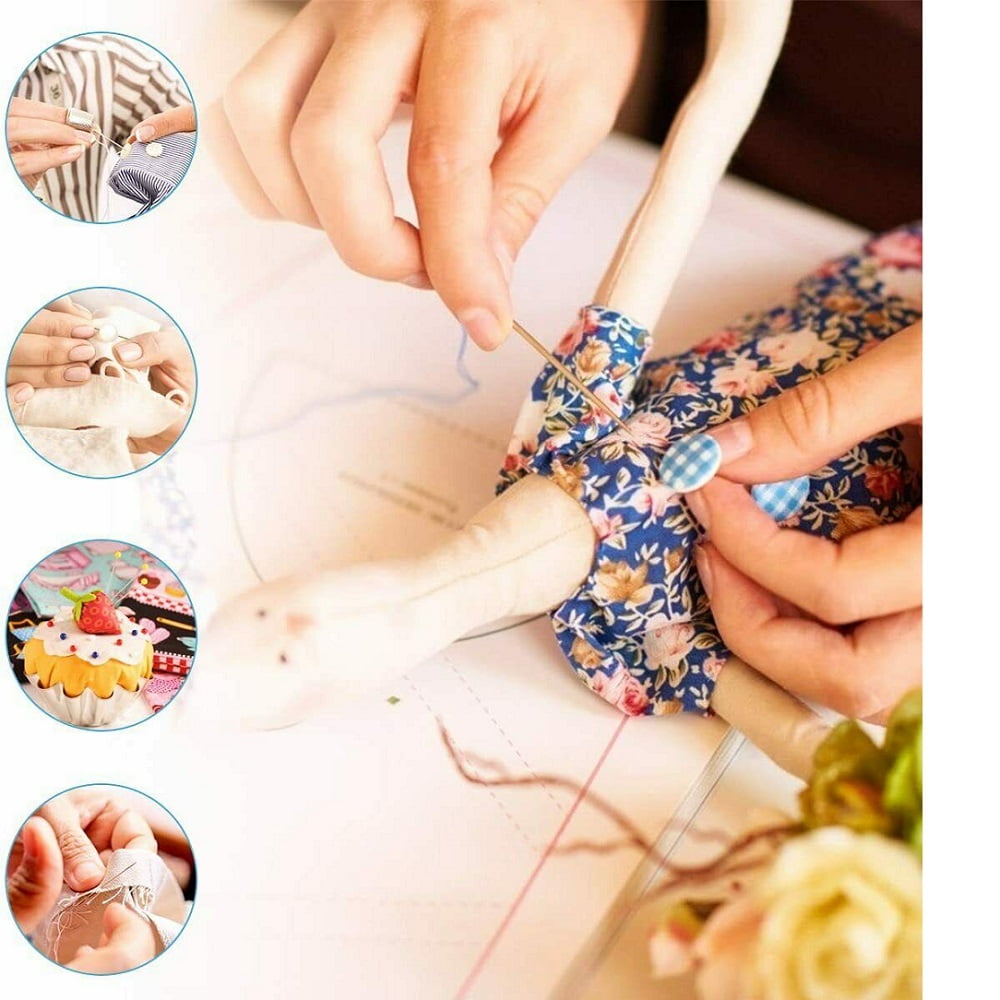 172pc Home Travel Sewing Kit Thread Threader Needle Tape Measure Scissor Thimble 