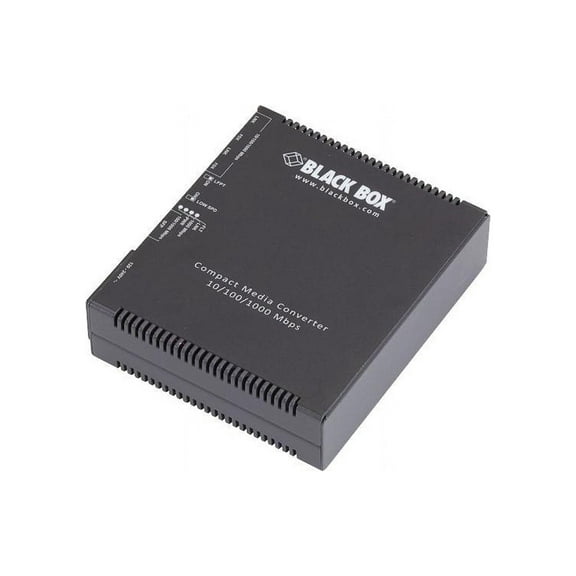 BLACK BOX LGC5150A GIGABIT ETHERNET (1000-MBPS) MEDIA CONVERTER - (2) 10/100/1000-MBPS COPPER TO 10