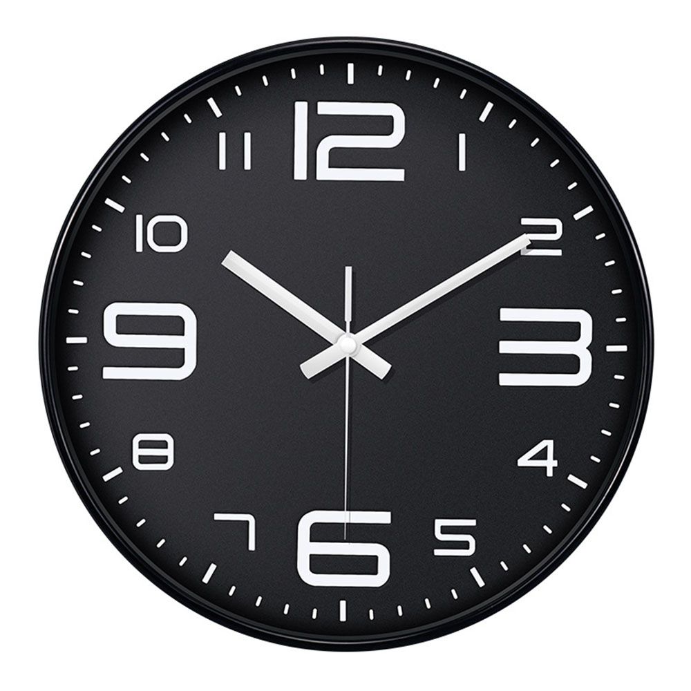 Nordic 12inch Minimalist 3D Living Room Kitchen Home Decor Wall Watch