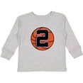 thumbnail image 3 of Inktastic Basketball 2nd Birthday 2 Year Old Boys Long Sleeve Toddler T-Shirt, 3 of 5