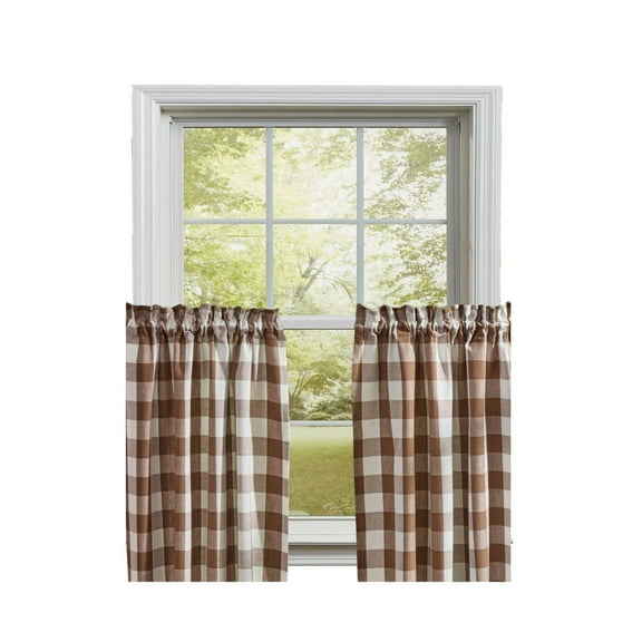 Wicklow Check Brown & Cream Tiers - 72"x36" - Park Designs