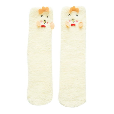 

Womens Cartoon Fuzzy Socks Cozy Winter Home Slipper Warm Soft Thick Comfy Gift Stride Socks Women Sneak Socks Soft Socks for Women Womens Tube Socks Sensory Socks Girls Socks Men Ups