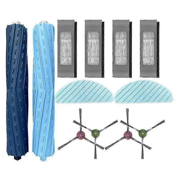 Repuestos para aspiradora T9: filtro lateral y cepillo principal, paño de fregona para aspiradora Ozmo T9