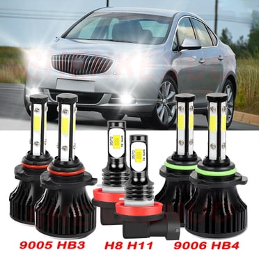 2011-2015 Chevy Cruze LED Headlights 9008/H13 High/Low Beam Bulbs 2pc