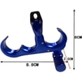 thumbnail image 4 of Tundralight 360°Rotation Thumb Bow Release, Aluminum Alloy 3 Finger Thumb Trigger Caliper Gripound Bow Release Aid, Replaceable Bow Release Trigger Caliper Grip Black, 4 of 5