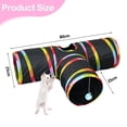 thumbnail image 2 of Pet Cat Tunnel, 3 Way Collapsible Peek Hole Toy with Ball for Cat, Puppy, Kitty, Kitten, Rabbit, 2 of 7
