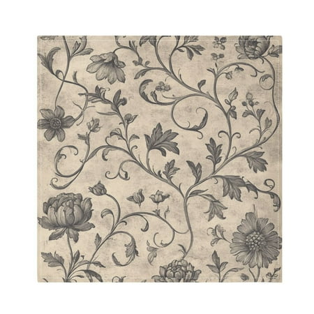 

WOBOGO A Medieval-style Pattern Cloth Napkins 4 Pieces Soft Elegant Touch Durable Absorbent Quick Drying for Elegant Dining